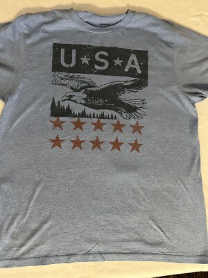 Sonoma Good For Life USA Crew Neck Graphic T Shirt Mens Size L