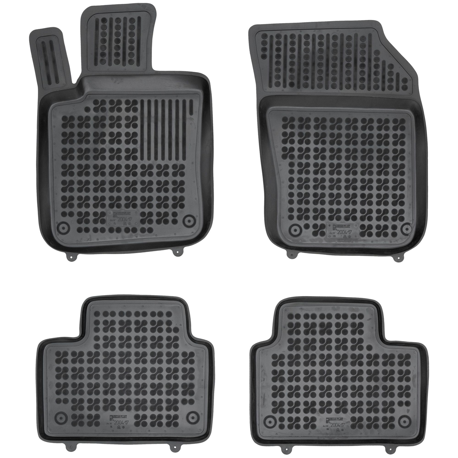 Tapis de sol caoutchouc Volvo S60 III pour protection hivernale et trajets professionnels