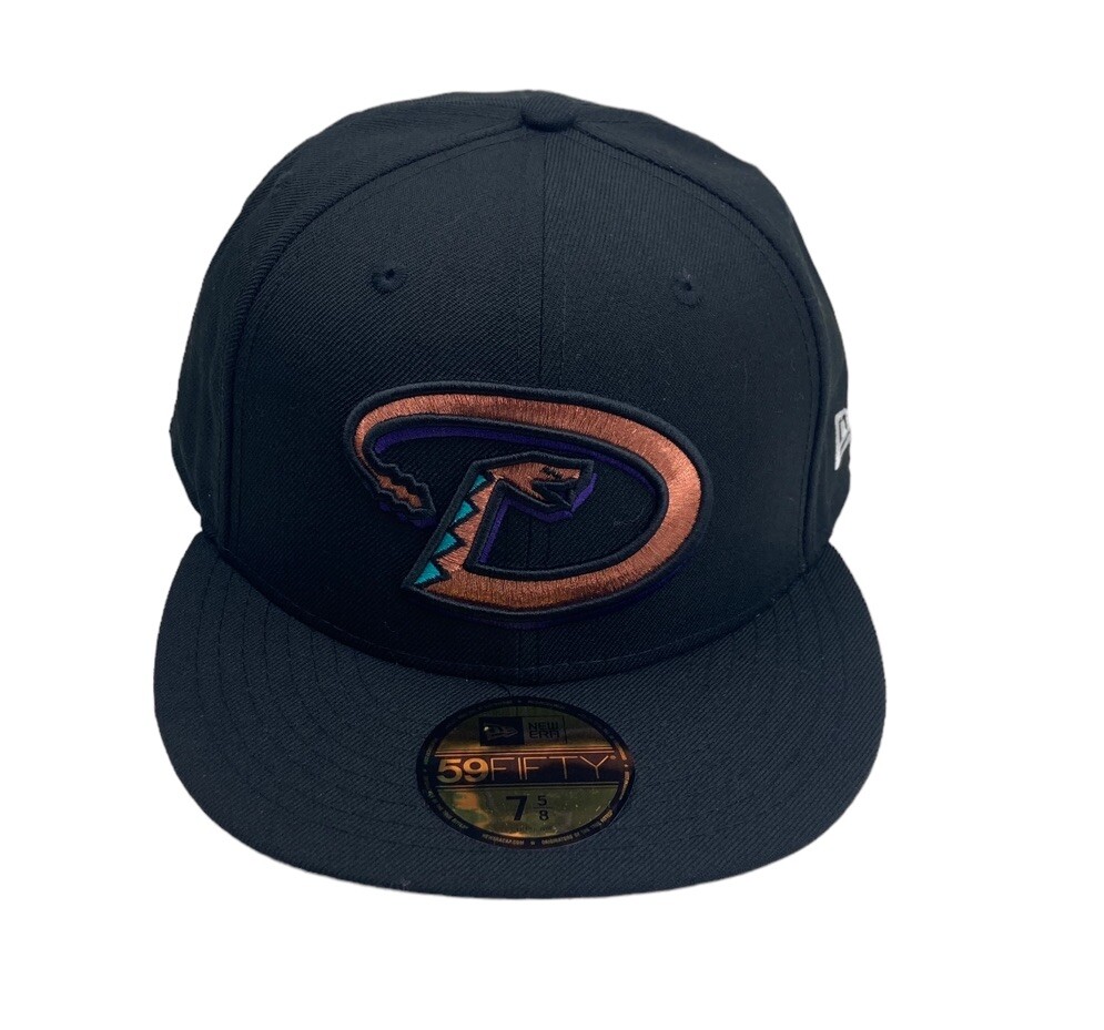 帽子 New Era 59FIFTY Diamond backs 7 3/8 New Era Arizona Diamondbacks Black 59 fifty Fitted Hat-size