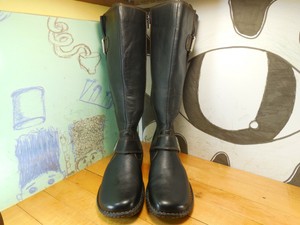 boc black leather boots