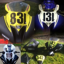  trackday or race numberplate set fits 2008 2...