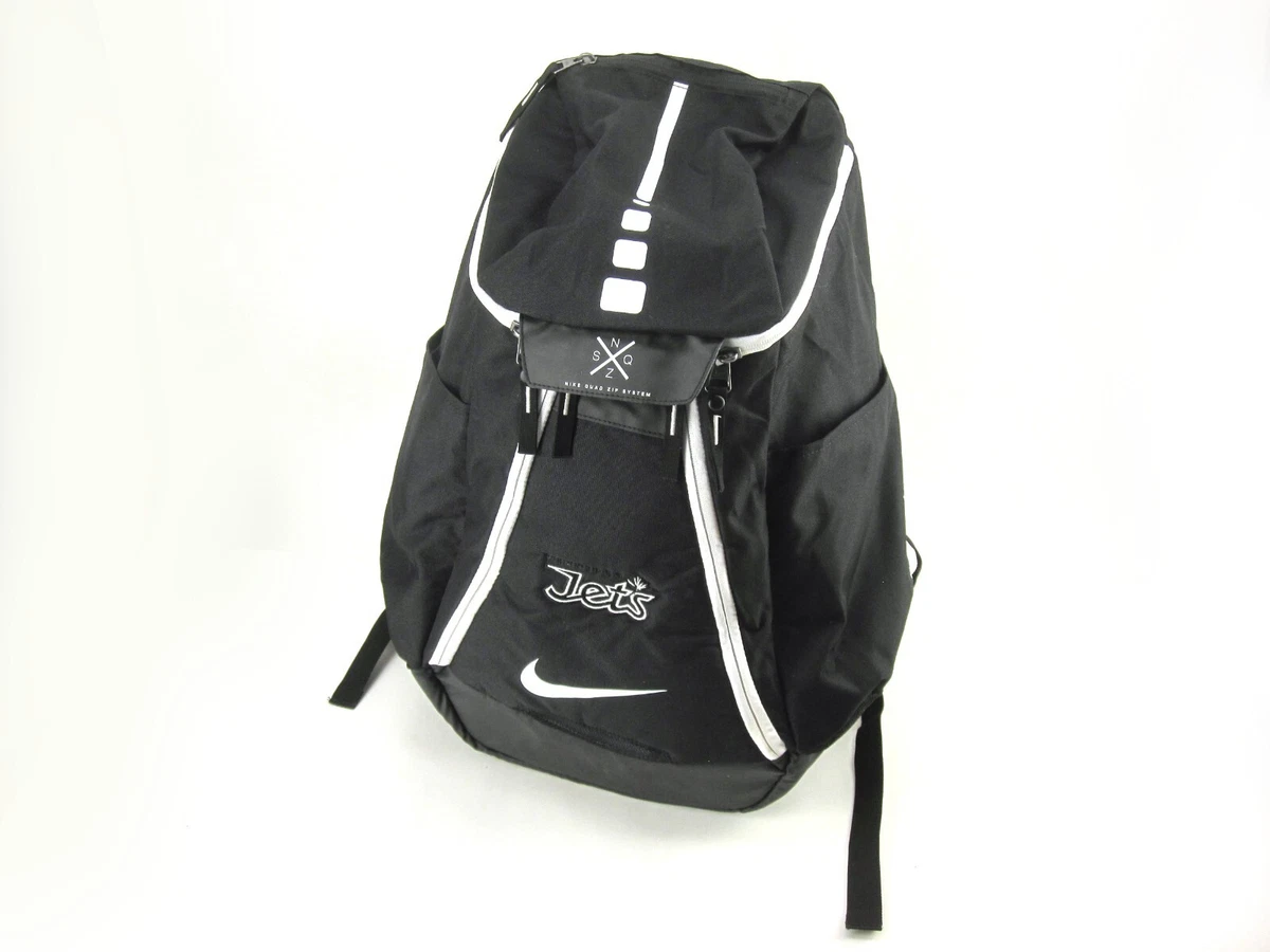 Nike Elite Quad Zip Sports Backpack Black NHL Winnipeg Jets