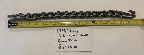 *USA* 17.75” 8mm Snow Tire Chains Repair Replacement Cross Link Chain Section - Picture 8 of 9