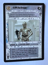 SWCCG: U-3PO (Yoo-Threepio) A New Hope Star Wars CCG Decipher Limited