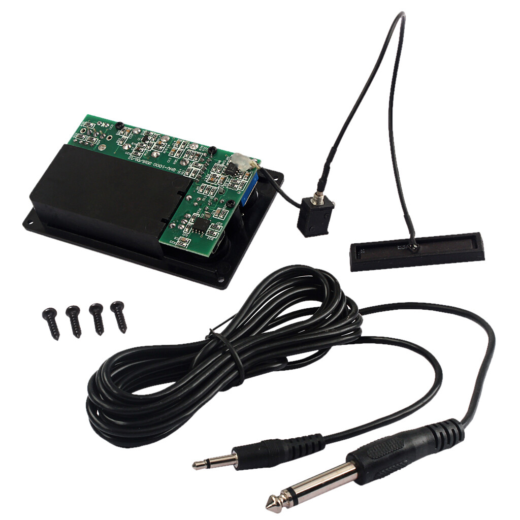 Electric Violin EQ Preamp Pickup Transducer with Piezo Violin Fiddle eBay