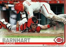 #573 Tucker Barnhart Cincinnati Reds 2019 Topps Series 2 Baseball Card