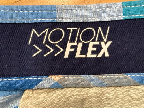 NEW $60 Crown & Ivy Motion Flex Blue Plaid Casual Golf Shorts Men’s Size 38 NWT - Picture 5 of 12