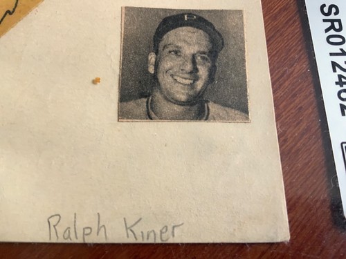 Ralph Kiner autograph on 3x5” postcard. CAS authenticated #SR012462 - Picture 3 of 3