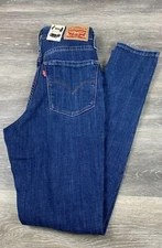 NWT Levi's 721 Womens 26 -High Rise Skinny Jeans Blue Denim Pants NEW WITH TAGS