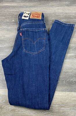 NWT Levi's 721 Womens 26 -High Rise Skinny Jeans Blue Denim Pants NEW WITH TAGS