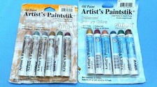 Shiva Artists Paintstik Set 12 Solid Oil Stick Vintage USA SEALED Primary Paint
