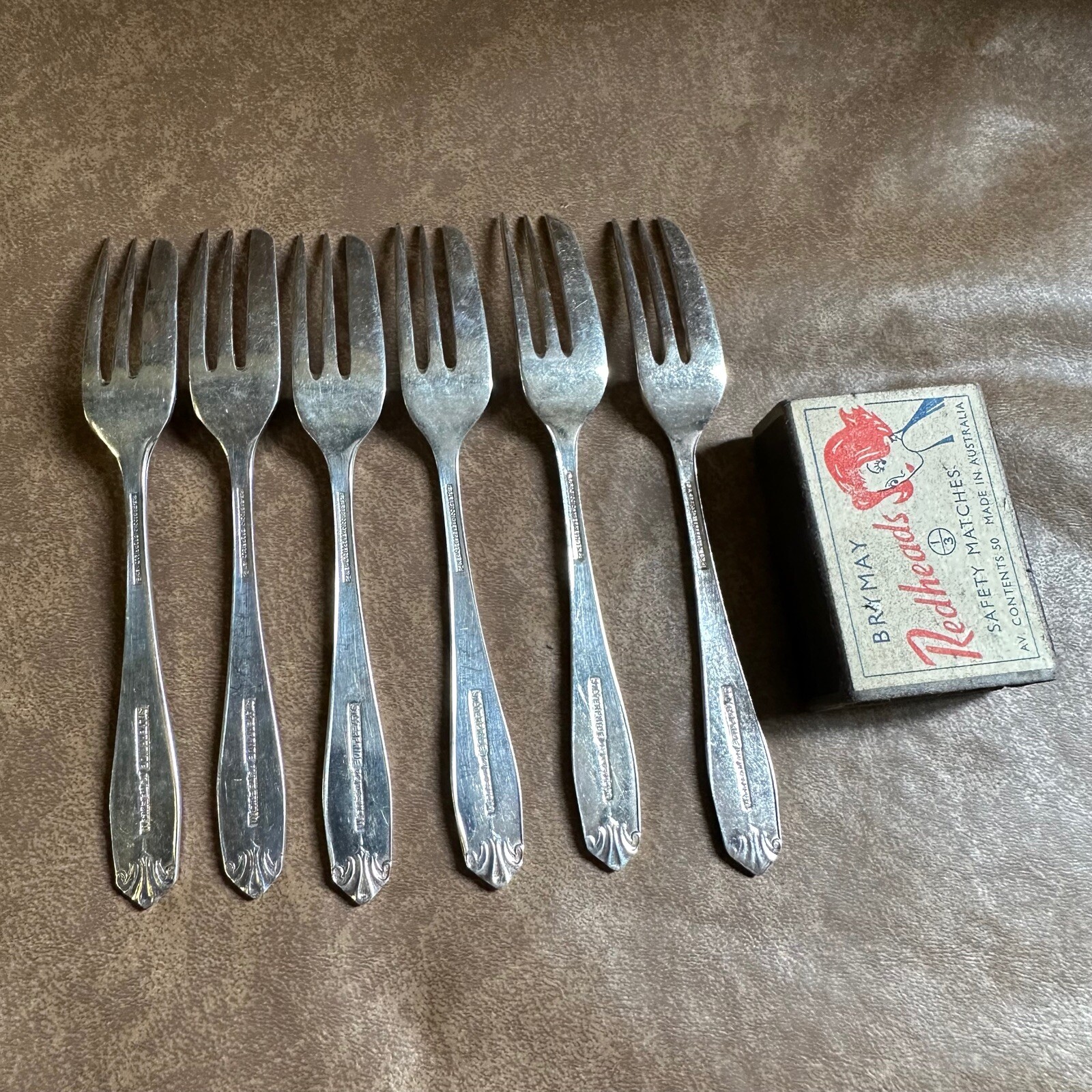 VINTAGE SET OF 6 ENGLISH MADE 'SILVERPRIDE' EPNS CUTLERY SILVER PLATE