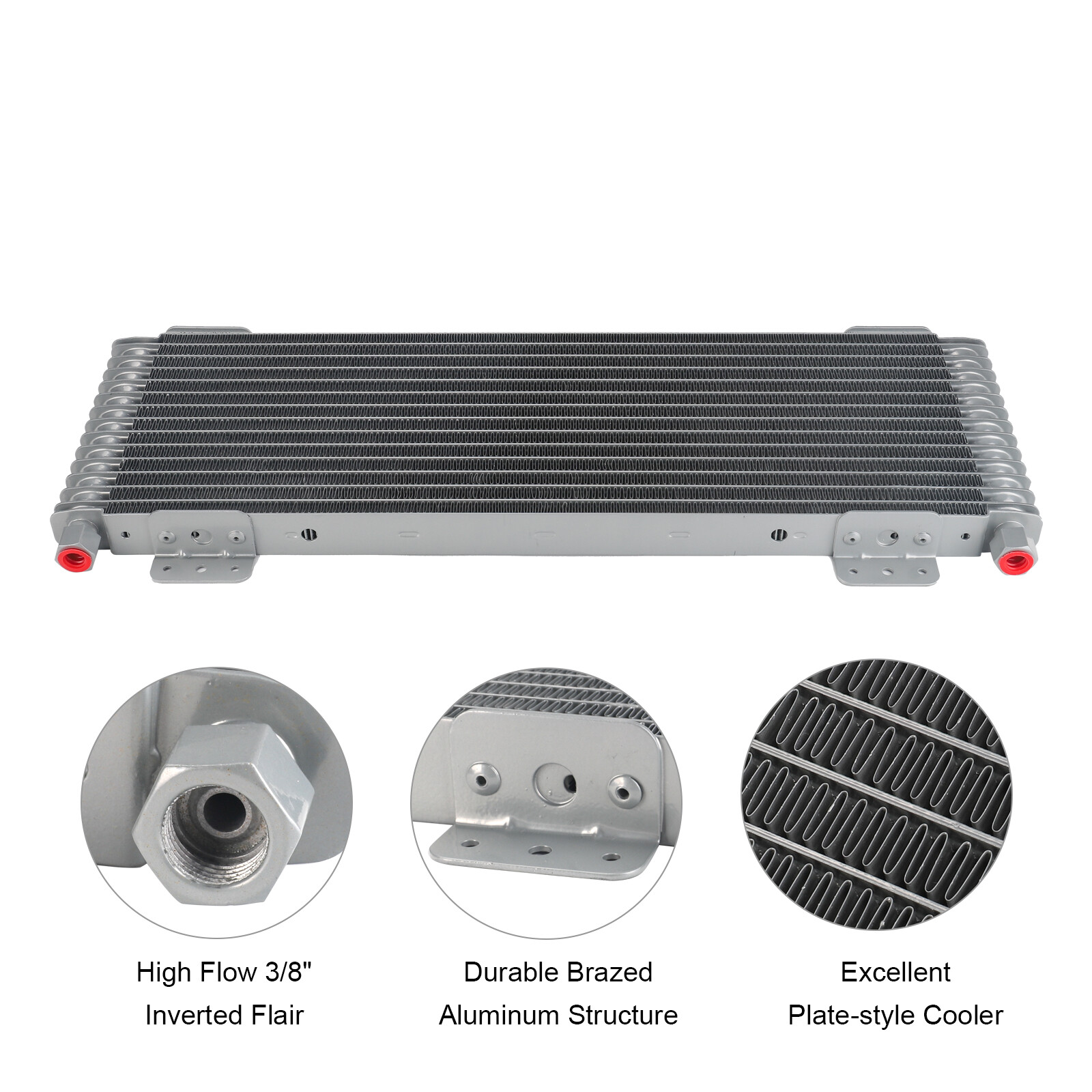 Transmission Oil Cooler+Line Kit FITS Tru Cool LPD47391 GVW Max 40,000 40K .