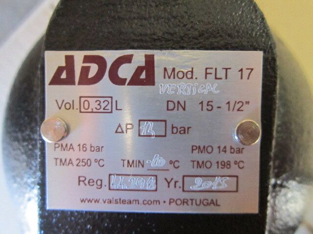 Float Thermostatic Steam Trap Valsteam ADCA FLT17-V-14-015 DN15 PN16 ...