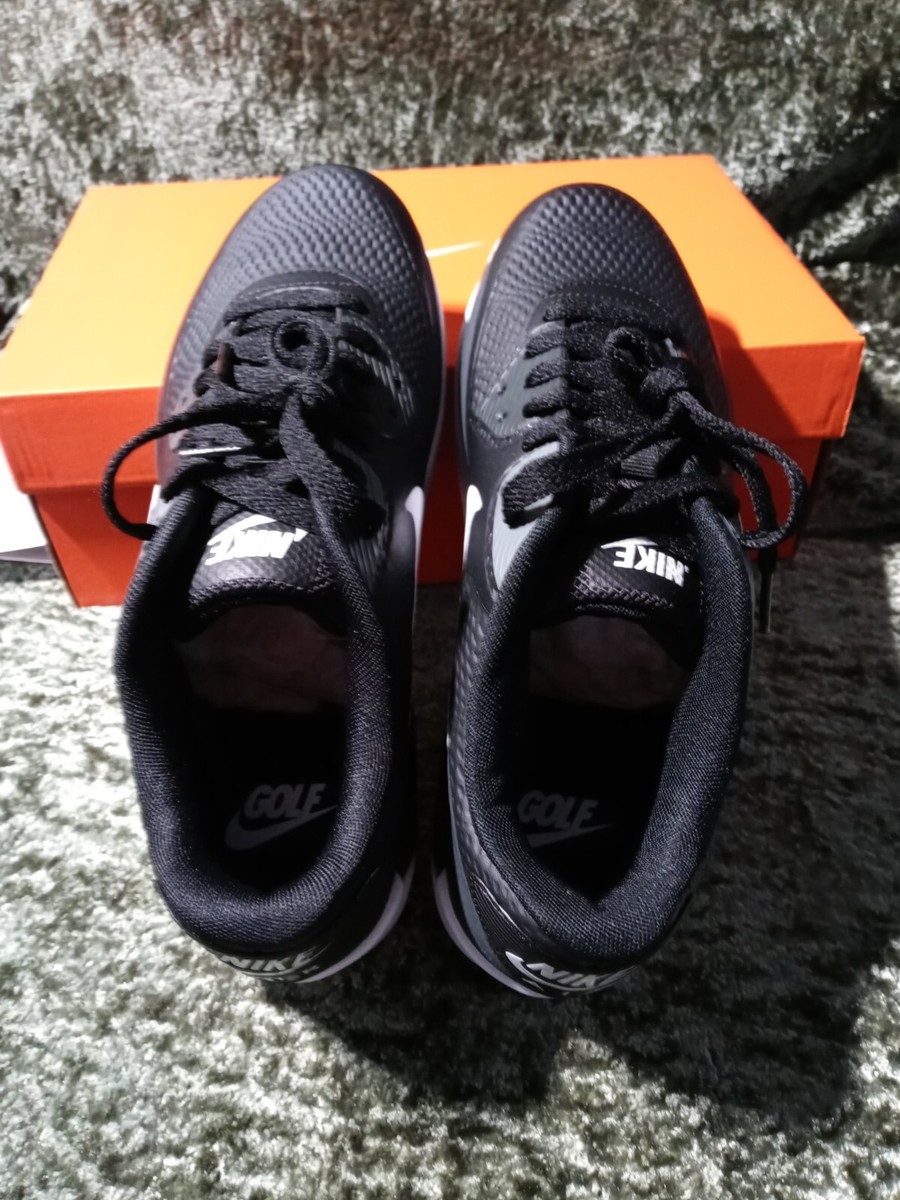 Nike Air Max 90 G Men's Black Golf Shoe Size 7 CU9978-002