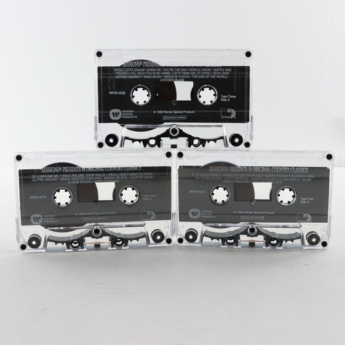 Sessions Presents: 55 Original Country Classics, 3 Cassette Tape Set 1988 Warner - Picture 6 of 13