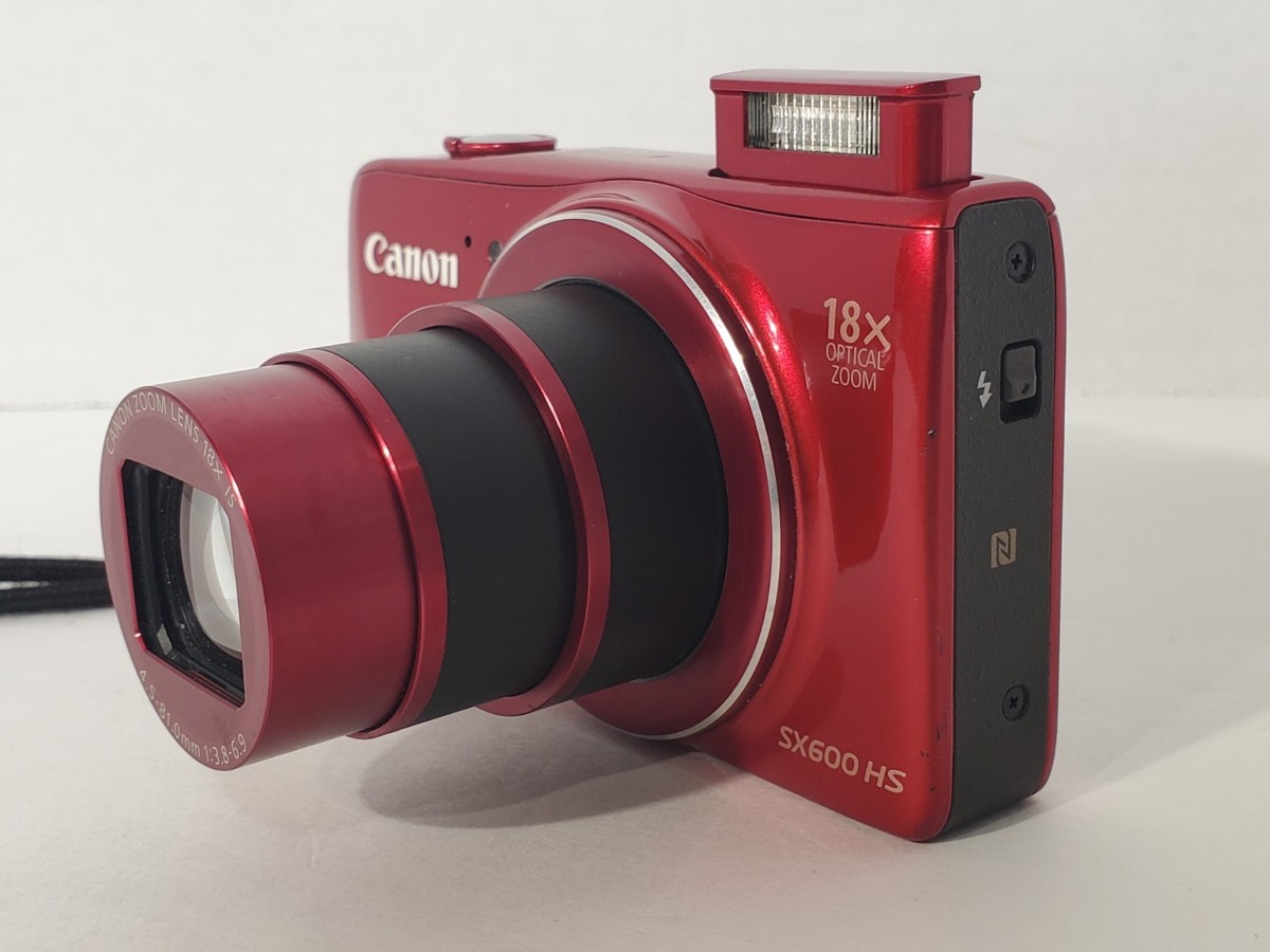Canon SX600 HS 赤 Canon PowerShot SX600 HS 16.0MP Digital Camera - Red for