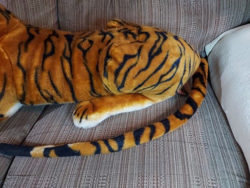 Melissa & Doug plush Bengal Tiger large giant lifelike Stuffed Animal Toy - Picture 5 of 22