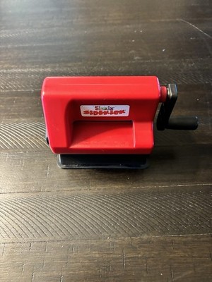 Sizzix Sidekick Red Die Cutting & Embossing Portable Machine Crafting Clean