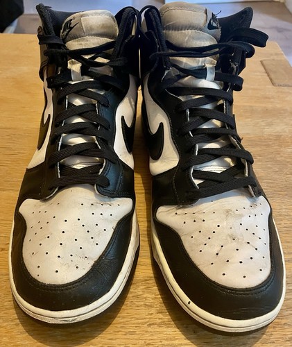 NIKE DUNK HI RETRO BLACK/WHITE ADULT SIZE UK 13 EUR 48.5 DD1399-105 - Picture 6 of 21