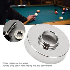 Pool Cue Balance Ring Billiard Stick Weight Ring Stainless Steel for 5/16‑14
