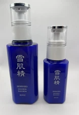 KOSE SEKKISEI Emulsion Japanese Glow Moisturizer 2-Pack Set 4.7oz+2.3oz NEW