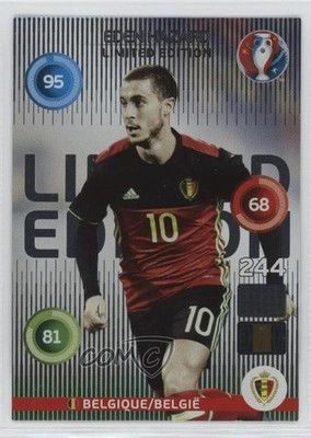 2016 Panini Adrenalyn XL UEFA Euro 2016 Limited Edition Eden Hazard 4x9