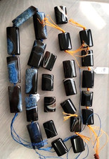 Mixed shape and design-Rectangle Agate Gemstones