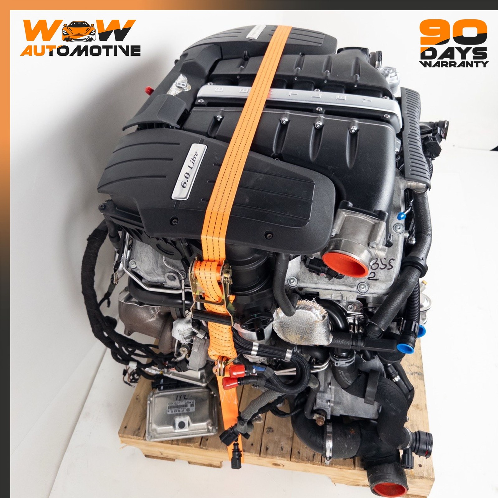 10-13 BENTLEY CONTINENTAL SUPERSPORTS 6.0L W12 BWRB ENGINE MOTOR ASSEMBLY OEM