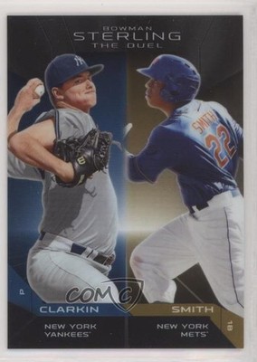 2013 Bowman Sterling The Duel Ian Clarkin Dominic Smith #TD-CS 3a3