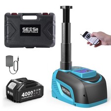 Seesii Electric Car Jack 5 Tons 11000 Lbs Portable Jack Cordless Remote Control