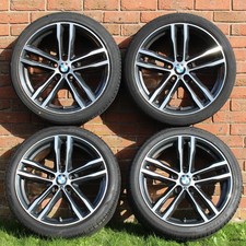 19" BMW Genuine 3 Series 704M Sport F30 F31 F32 F33 F34 Alloy Wheels & Tyres Set
