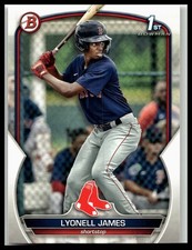 2023 Bowman #BP-118 Lyonell James 1st Bowman Boston Red Sox