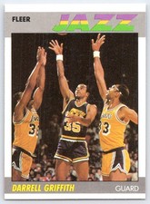 1987-88 Fleer #46 Darrell Griffith Utah Jazz