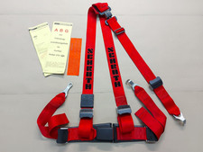 SCHROTH ASM SICHERHEITSGURT TYP RALLYE 3 GURT SCHROTHGURT HOSENTR&Auml;GERGURT ROT