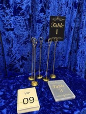 Stainless Steel Wedding Table Number Stands Gold Place Card Table Number Holder