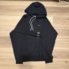 Nike Sportswear Solo Swoosh Men's Fleece Pullover Hoodie DX1355-010 Large Tall