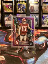 2025 Bowman U Chrome - John Mateer #1 Fuchsia Mini-Diamond Refractor /225 (RC)