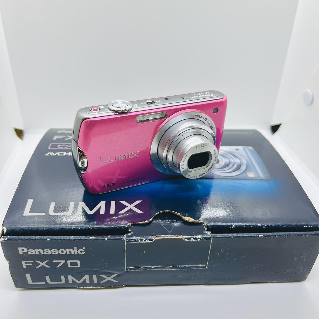 Panasonic LUMIX DMC-FX70　ピンク Panasonic Lumix DMC-FX70 Pink Compact Camera, Low Usage