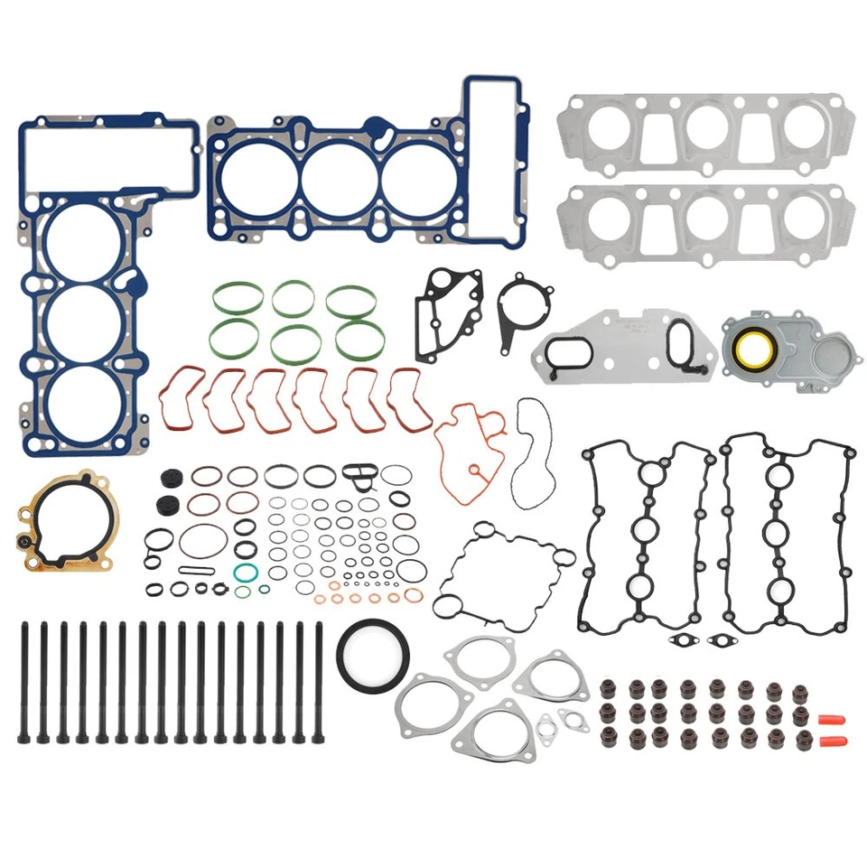 6Pcs Connecting Rod & Pistons Rings & Gasket Set For Audi A7 A6 A4 Quattro 3.0T - Image 3 of 4