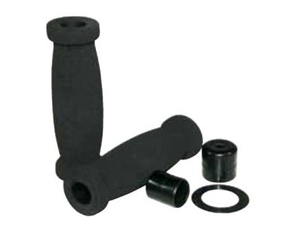 Emgo Foam Grips - Black Motorcycle ATV/UTV Street Bike 42-20500 59-87027 825171