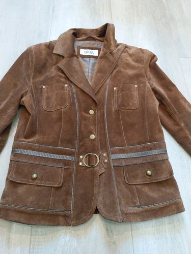 Biba Wildlederjacke Braun 38 Super Zustand Viele Details - Bild 13 von 22