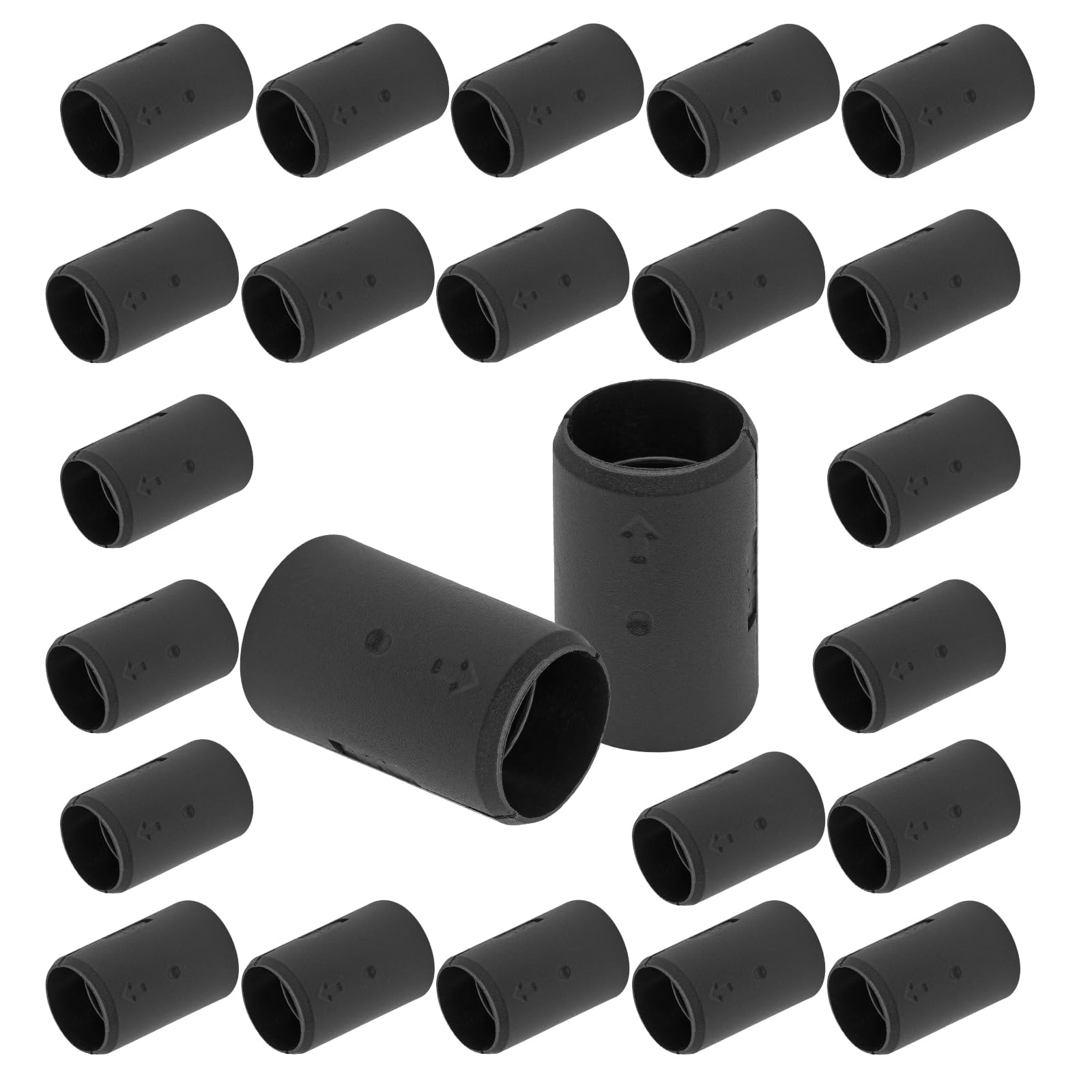 Luomorgo 24 Pcs 3/4 Inch Wire Shelf Clips, Black