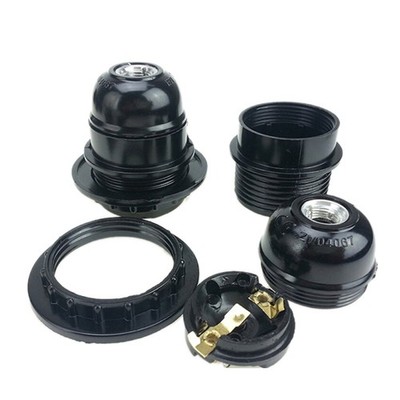 1Pc E27 Half A Teeth Lamp Base Bakelite Lampholder Edison Pendant Lamp Socket iy
