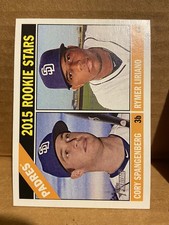 2015 Topps Heritage Baseball #49 Cory Spangenberg RC / Rymer Liriano RC - Padres