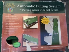 Club Champ Automatic Putting System 9512 Works Great Tested Ramp Style Return