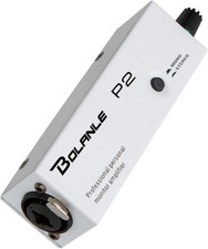P2 Portable in Ear Monitor Amplifier, Headphone Amp with XLR and TRS Input 3.5Mm