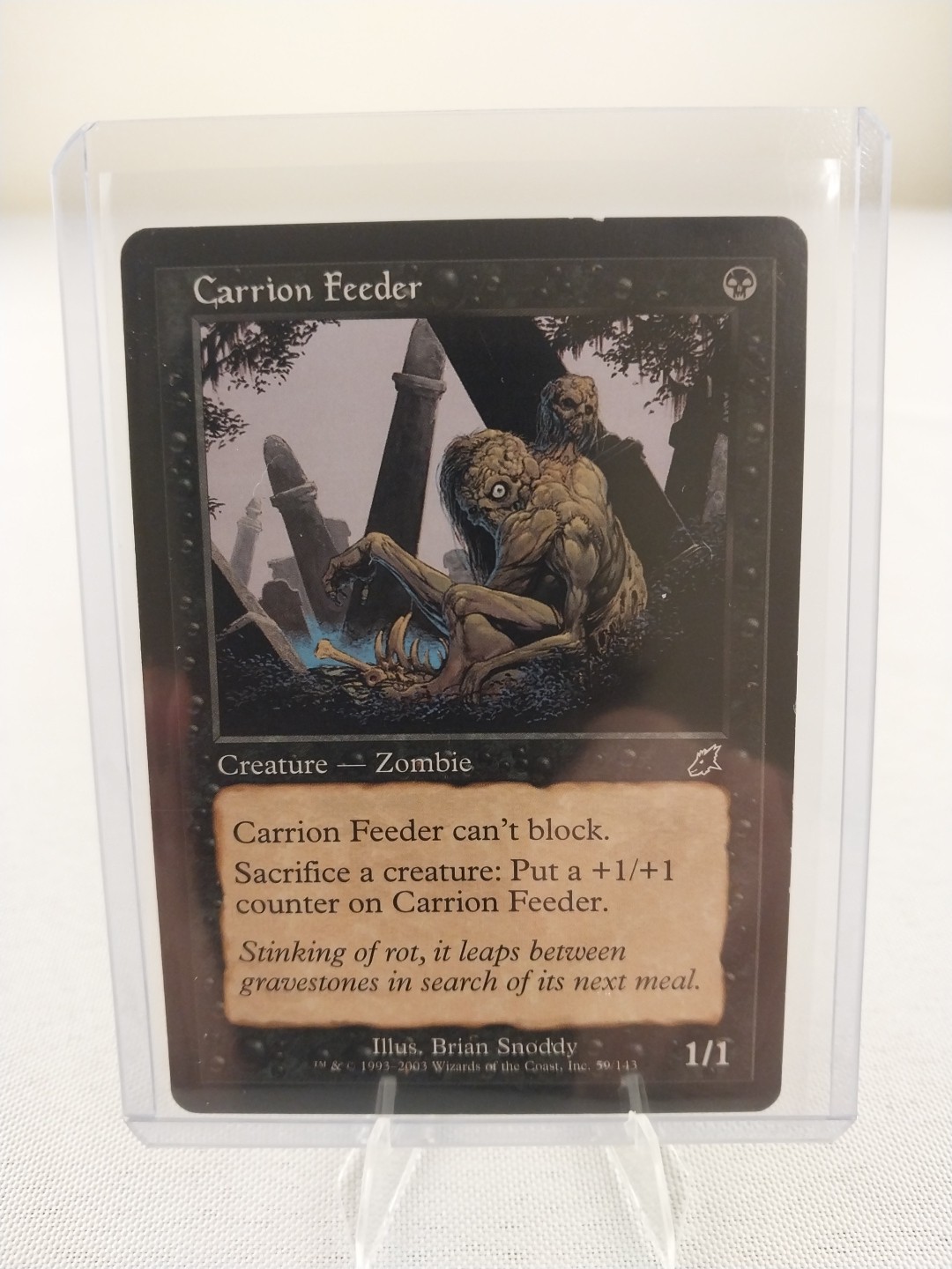 Vintage MTG Magic the Gathering Carrion Feeder Scourge (#59) LP