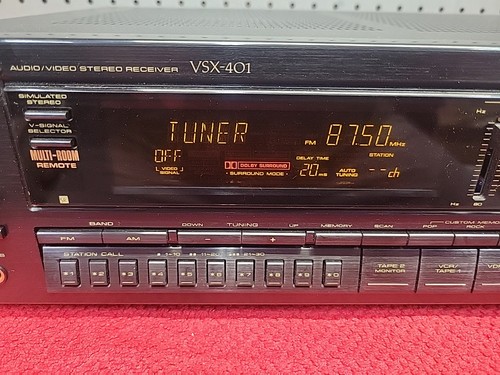 Vtg Pioneer Audio/Video Stereo Receiver VSX-401 Powers On - Picture 15 of 16
