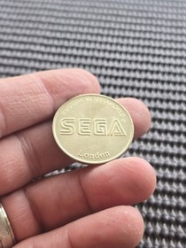 Sonic Hedgehog Welcome To Sega World Park Coin Token Rare Promo GENESIS SATURN 